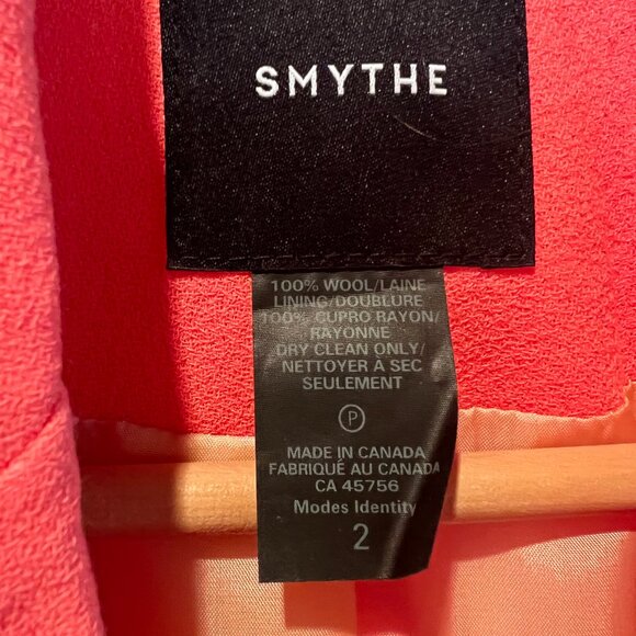 Smythe Tailored Blazer - Neon Tangerine - Picture 3 of 4